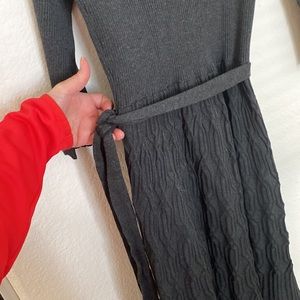 NWT Lane Bryant Sweater Dress size 14/16 charcoal gray